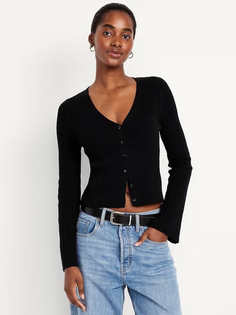 NWT Old Navy Textured Bouclé Button Down Sweater